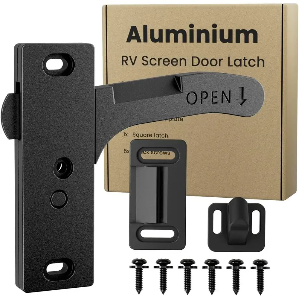 Travel Accessories Kit - Safoner Aluminum RV Screen Door Latch