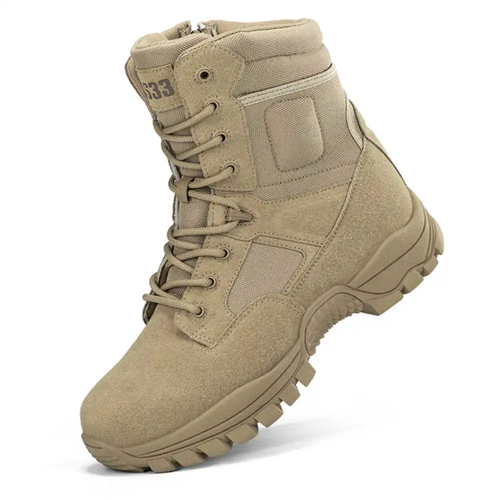 Travel Accessories Vietnam - Nonslip Genuine Leather Hiking Boots Designer