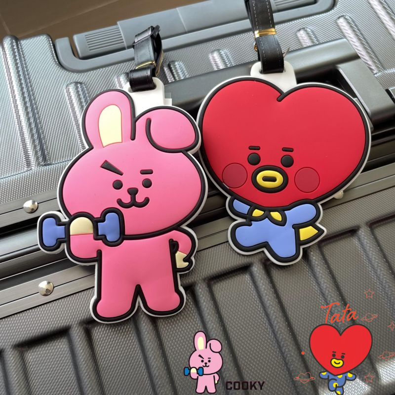 Travel Accessories Kit - BT21 cartoon cute keychain Kawaii unisex