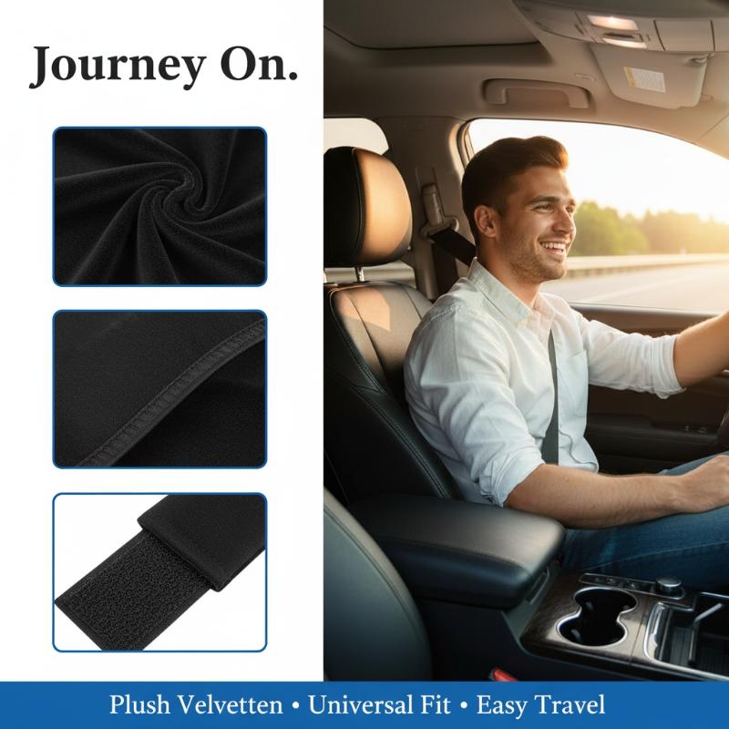 Travel Accessories For Car - 1/2pcs Soft Seat Belt Covers Car