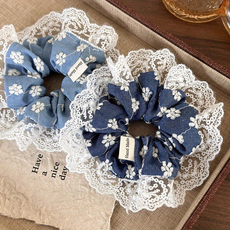 Travel Accessories Kmart - Elegant Blue Lace Edged Women's Children's