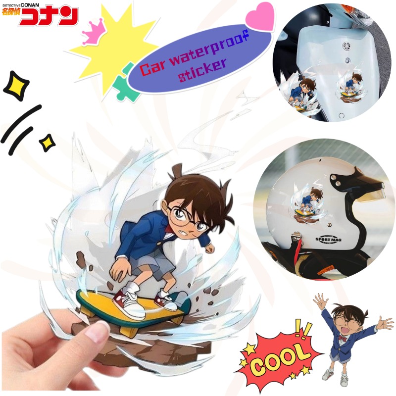 Sticker Luggage Decorative - Detective Conan Cartoon Skateboard Stickers, Waterproof