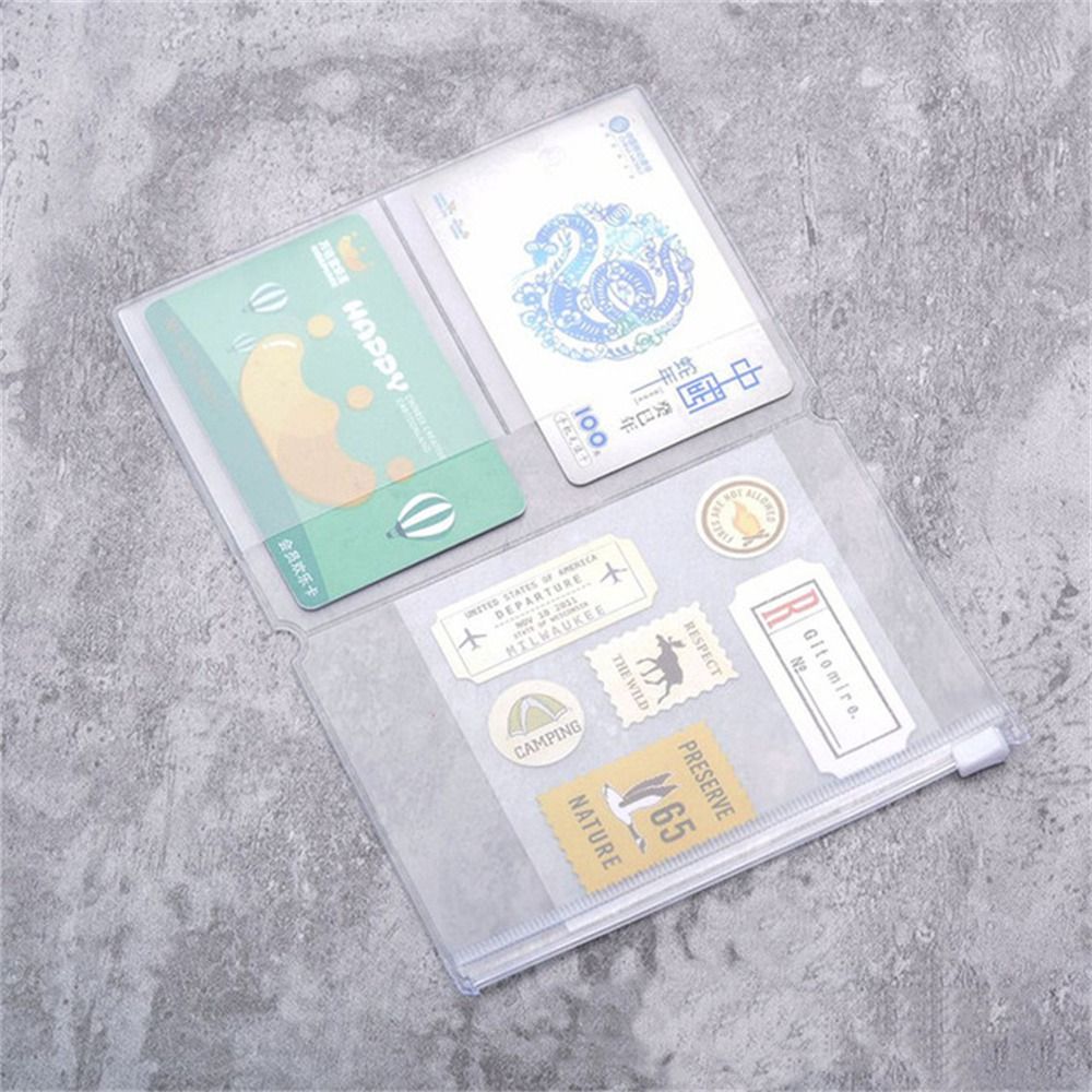 Travel Journal Accessories - PVC Zipper Bag for Midori Travelers
