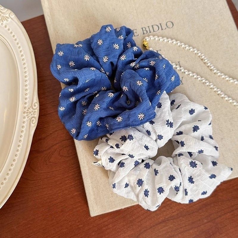 Travel Accessories Kmart - Korean Style Blue White Floral Hair