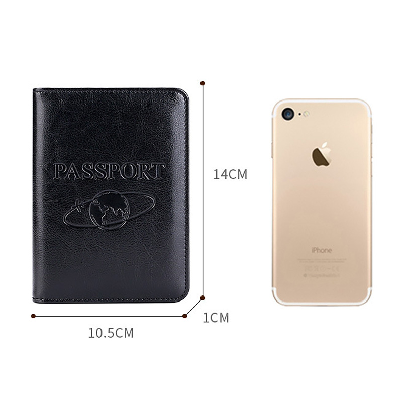 Unisex Genuine Leather Passpor - Travel Accessories Rfid 评论和价格