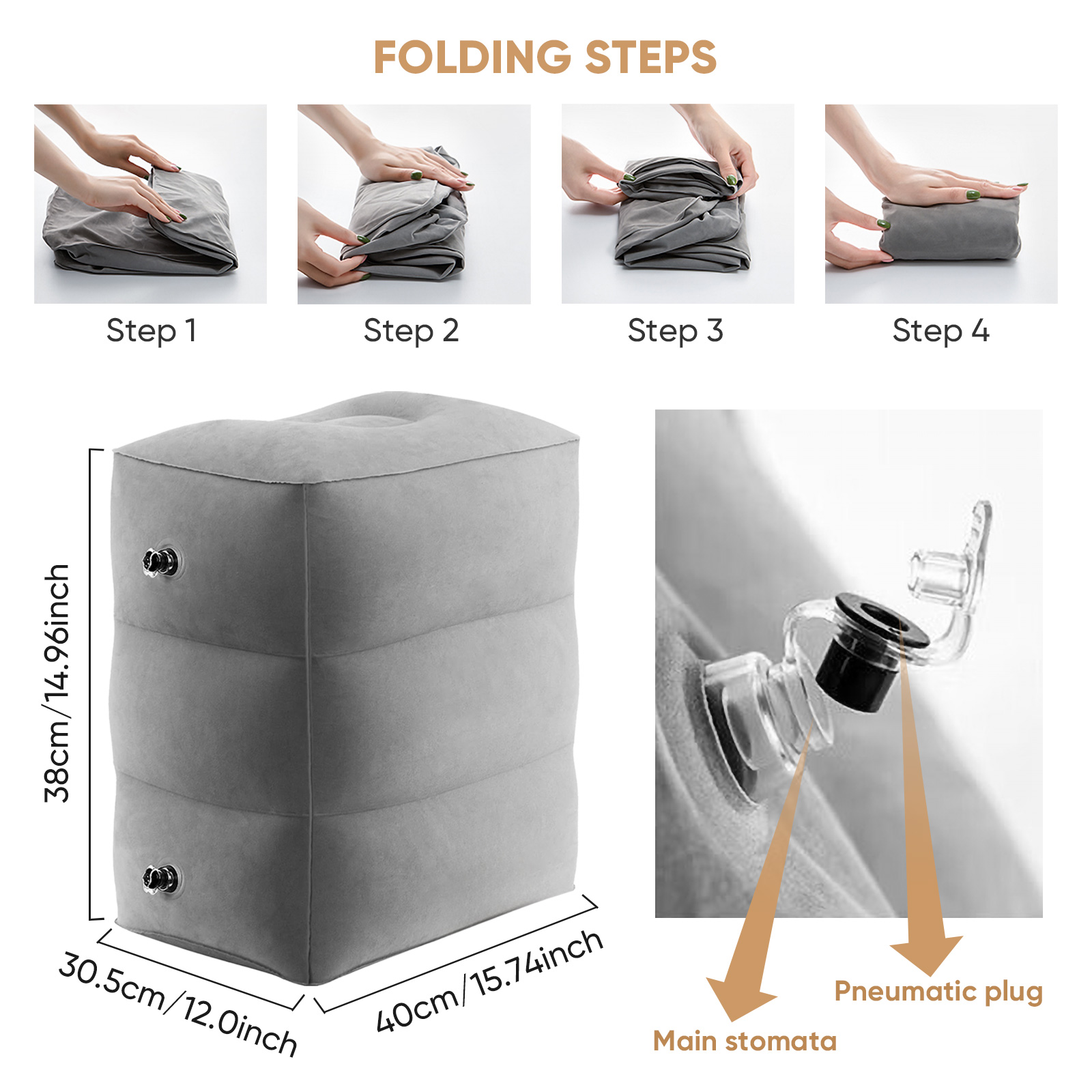 Airplane Foot Rest Travel Foot - Travel Pillow Inflatable 评论和价格