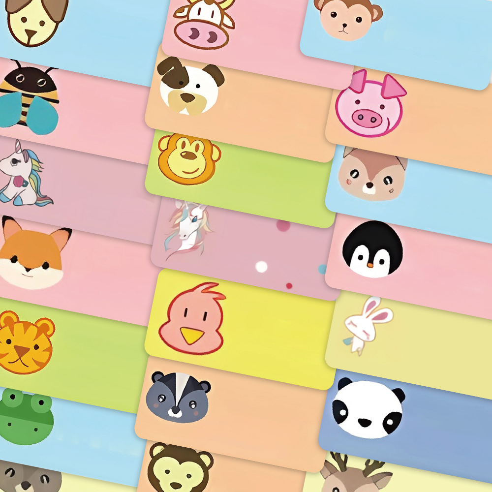 50pcs Cartoon Name Sticker Cut - Sticker Luggage Decorative 评论和价格