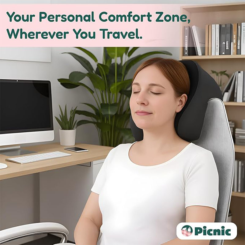 1pc Memory Foam U-shaped Pillo - Travel Accessories Pillow 评论和价格
