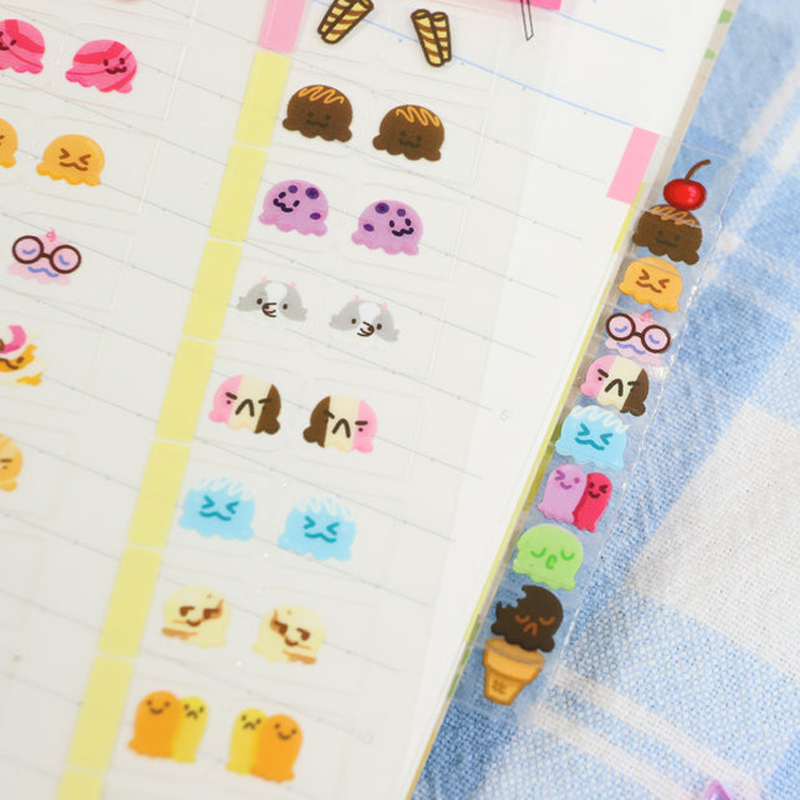 22/44pcs Cute ice cream Themed - Travel Journal Accessories 评论和价格