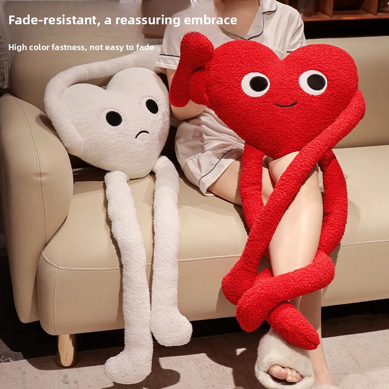 Cute Long Arms Legs Heart Shap - Travel Accessories Pillow 评论和价格
