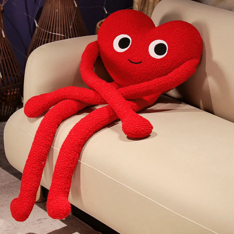 Cute Long Arms Legs Heart Shap - Travel Accessories Pillow 评论和价格