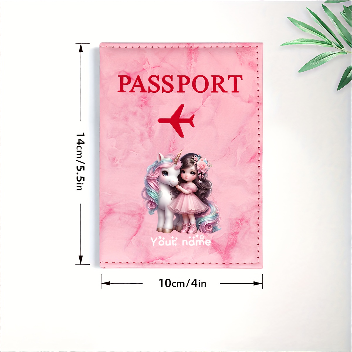 Unicorn Girl Pattern PU Passpo - Travel Accessories Kmart 评论和价格