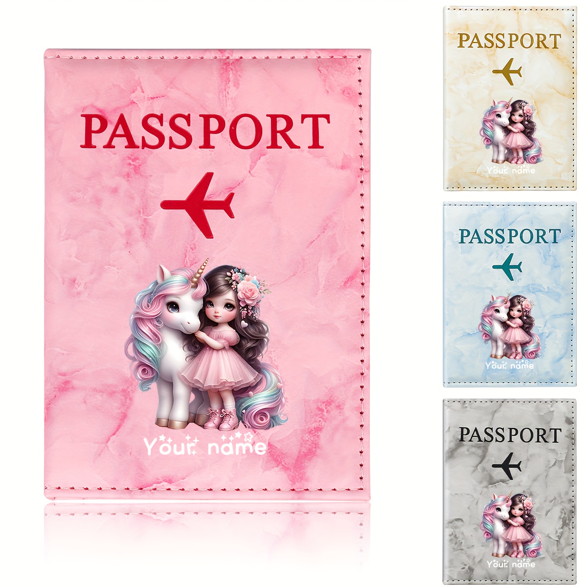 Unicorn Girl Pattern PU Passpo - Travel Accessories Kmart 评论和价格