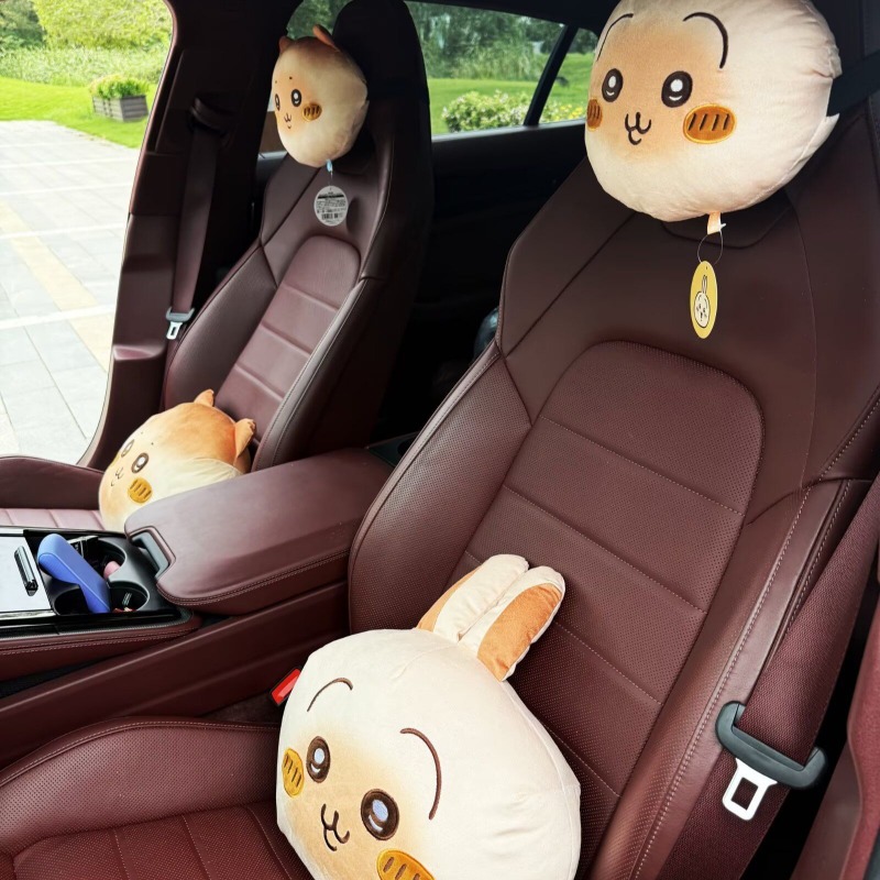 Anime Chiikawa Car Seat Pillow - Travel Accessories Pillow 评论和价格