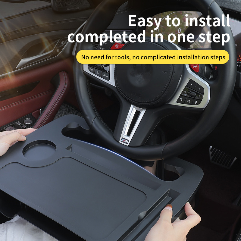 2-IN-1 Car Steering Wheel Tabl - Travel Accessories For Car 评论和价格