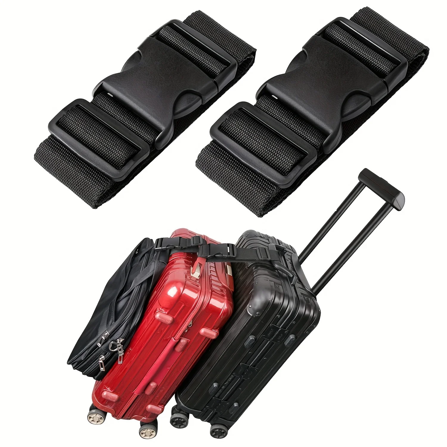 1pc Simple Adjustable Luggage  - Travel Accessories B&M 评论和价格