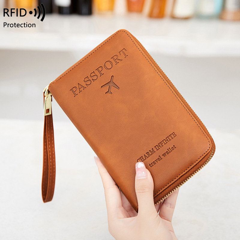 New Leather Passport Cover RFI - Travel Accessories Rfid 评论和价格