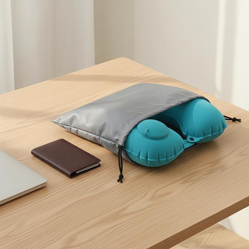 Portable Inflatable Neck Pillo - Travel Pillow Inflatable 评论和价格