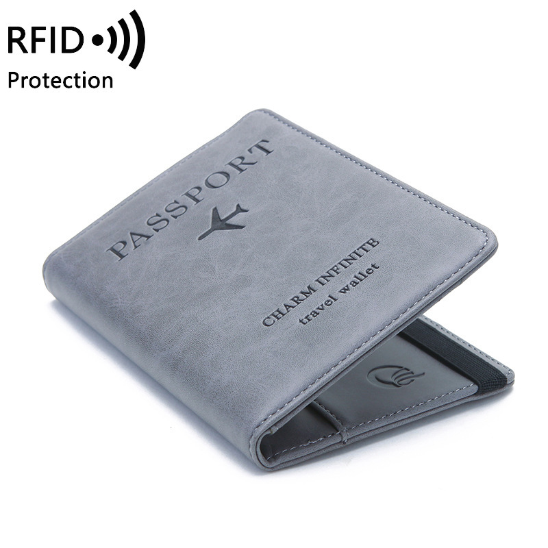 Unisex PU Leather Passport Hol - Travel Accessories Rfid 评论和价格