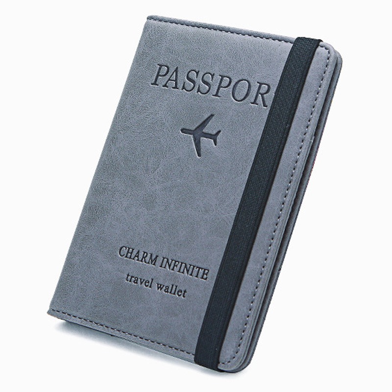 Unisex PU Leather Passport Hol - Travel Accessories Rfid 评论和价格