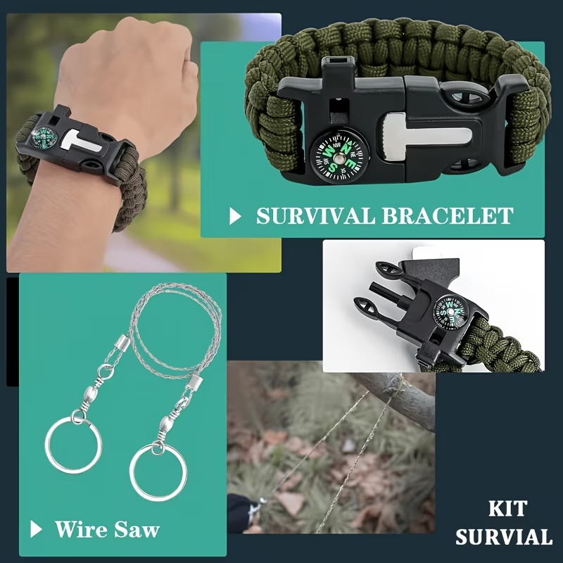 242 Survival Kit for Outdoor A - First Aid Travel Kit 评论和价格