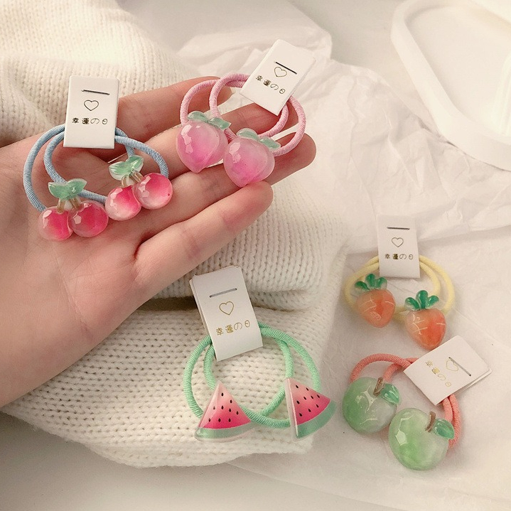 Kids Carrot Hair Ties 5 Pair N - Travel Accessories Kmart 评论和价格