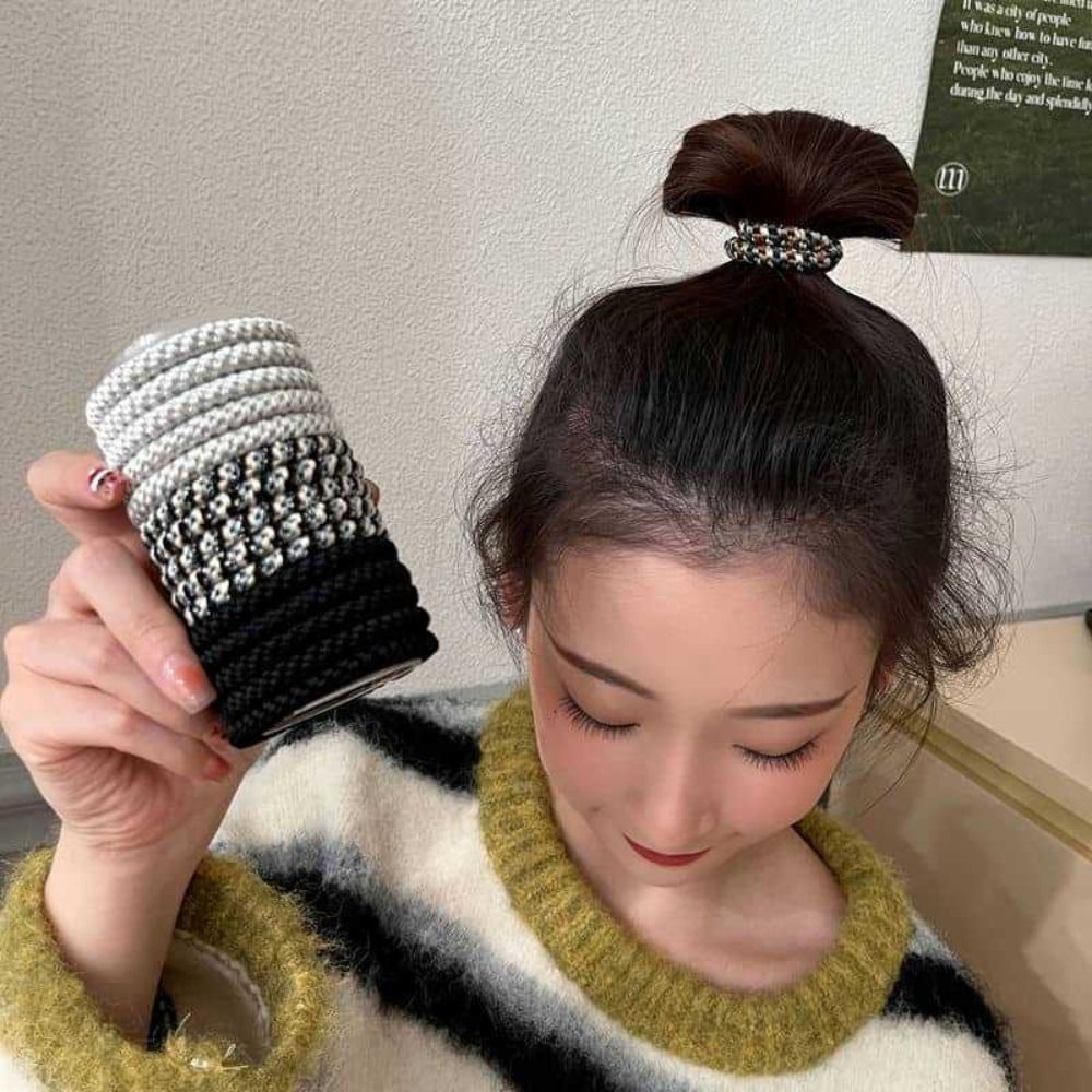 8pcs/Set Hair Tie Basic Hair R - Travel Accessories Kmart 评论和价格