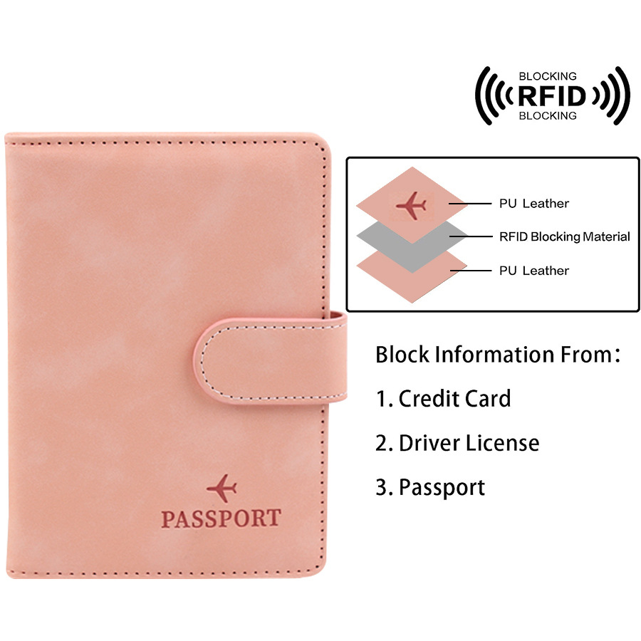 Magnetic Button Passport Cover - Travel Accessories Rfid 评论和价格