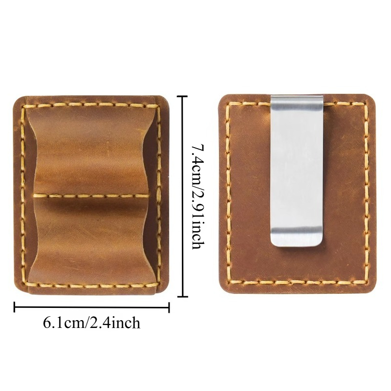 Vintage Cowhide Double Pen Hol - Travel Journal Accessories 评论和价格