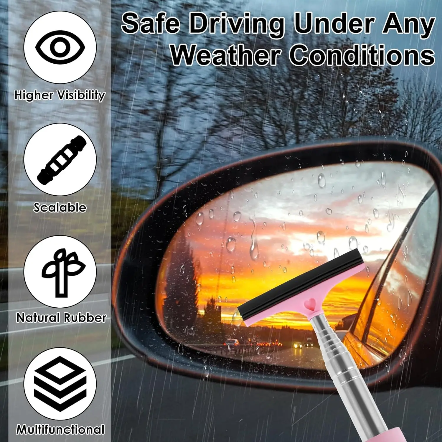 Rearview Mirror Windscreen Wip - Travel Accessories For Car 评论和价格