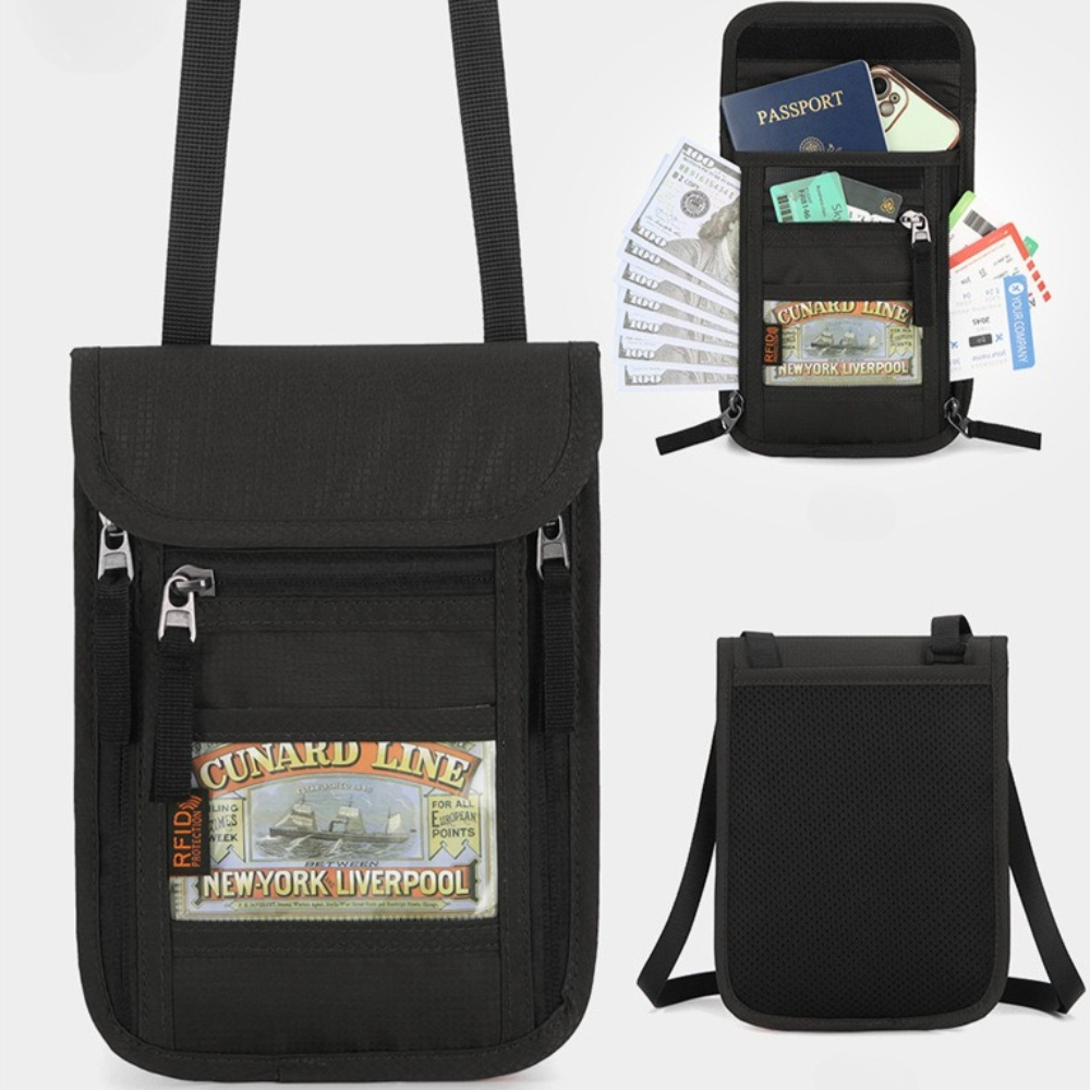 Travel Passport Pouch Neck Str - Travel Accessories Rfid 评论和价格