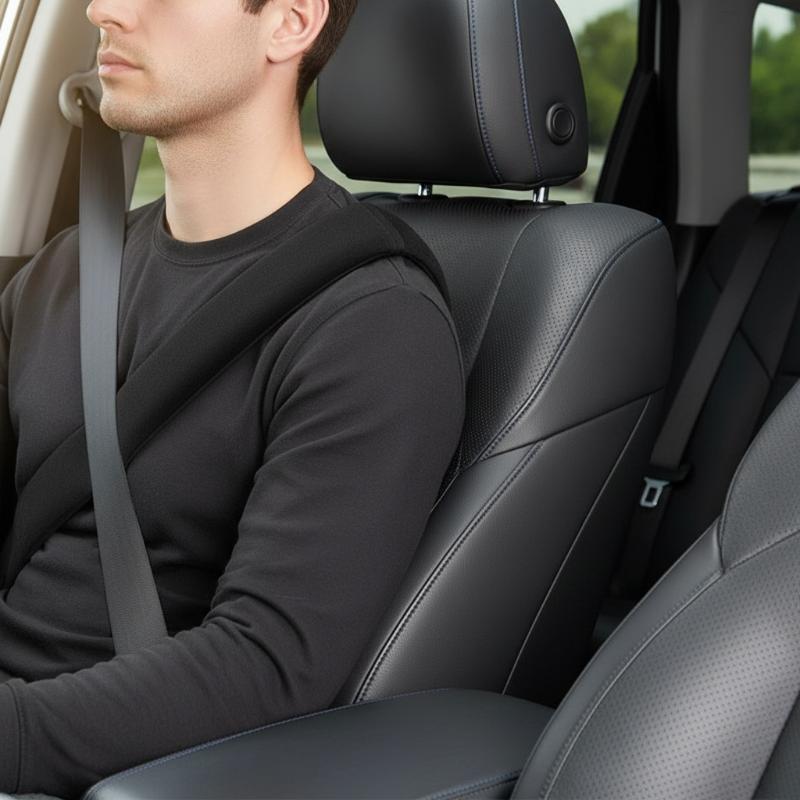 1/2pcs Soft Seat Belt Covers C - Travel Accessories For Car 评论和价格