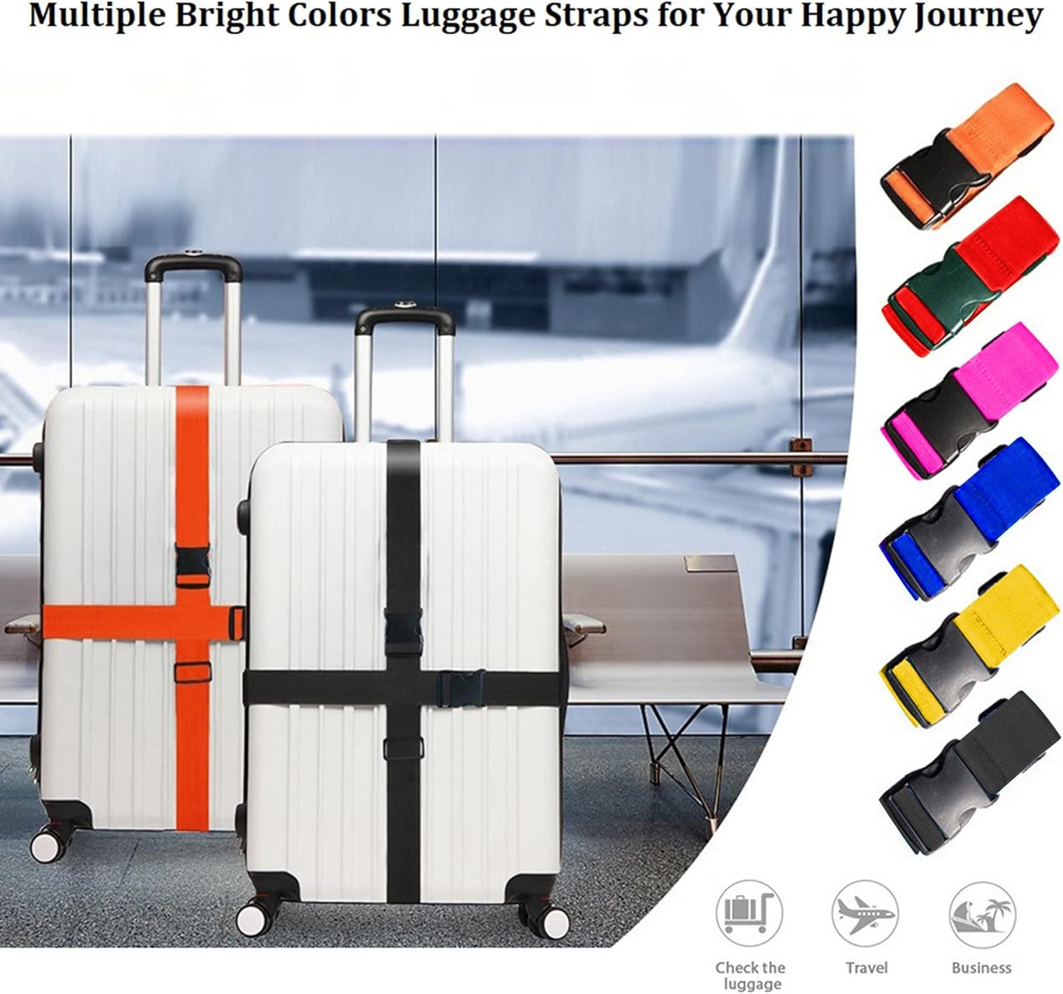 Bright Color Adjustable Luggag - Travel Accessories B&M 评论和价格