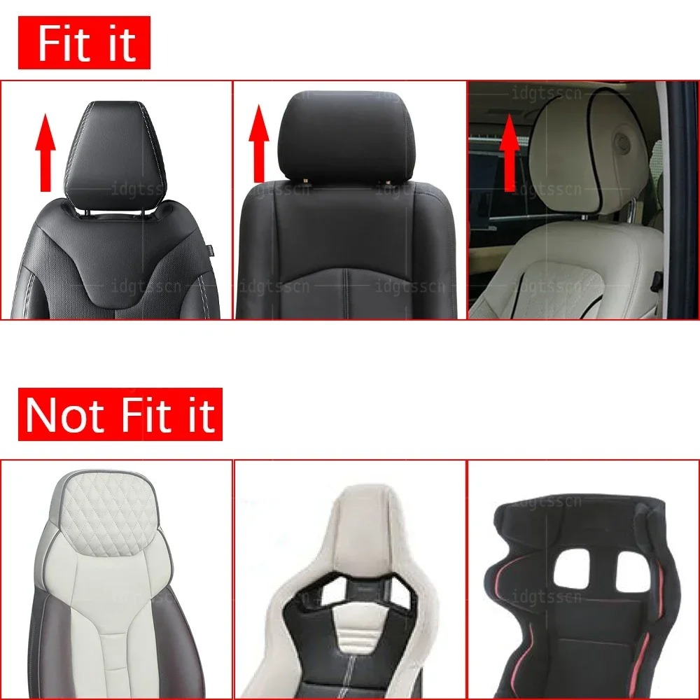 Carbon Fiber Car Seat Headrest - Travel Accessories Pillow 评论和价格