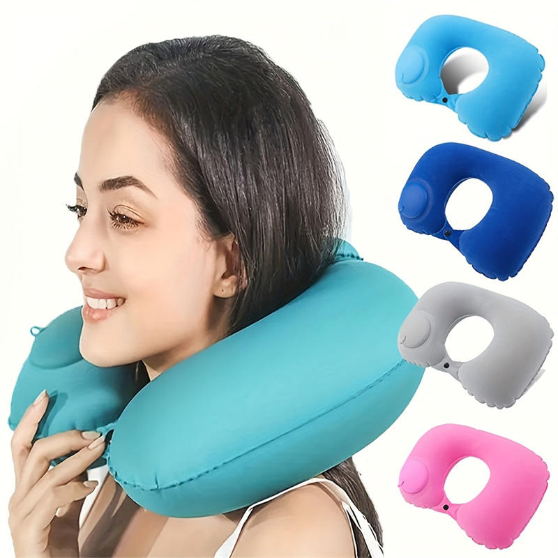 Inflatable Portable Neck Pillo - Travel Pillow Inflatable 评论和价格