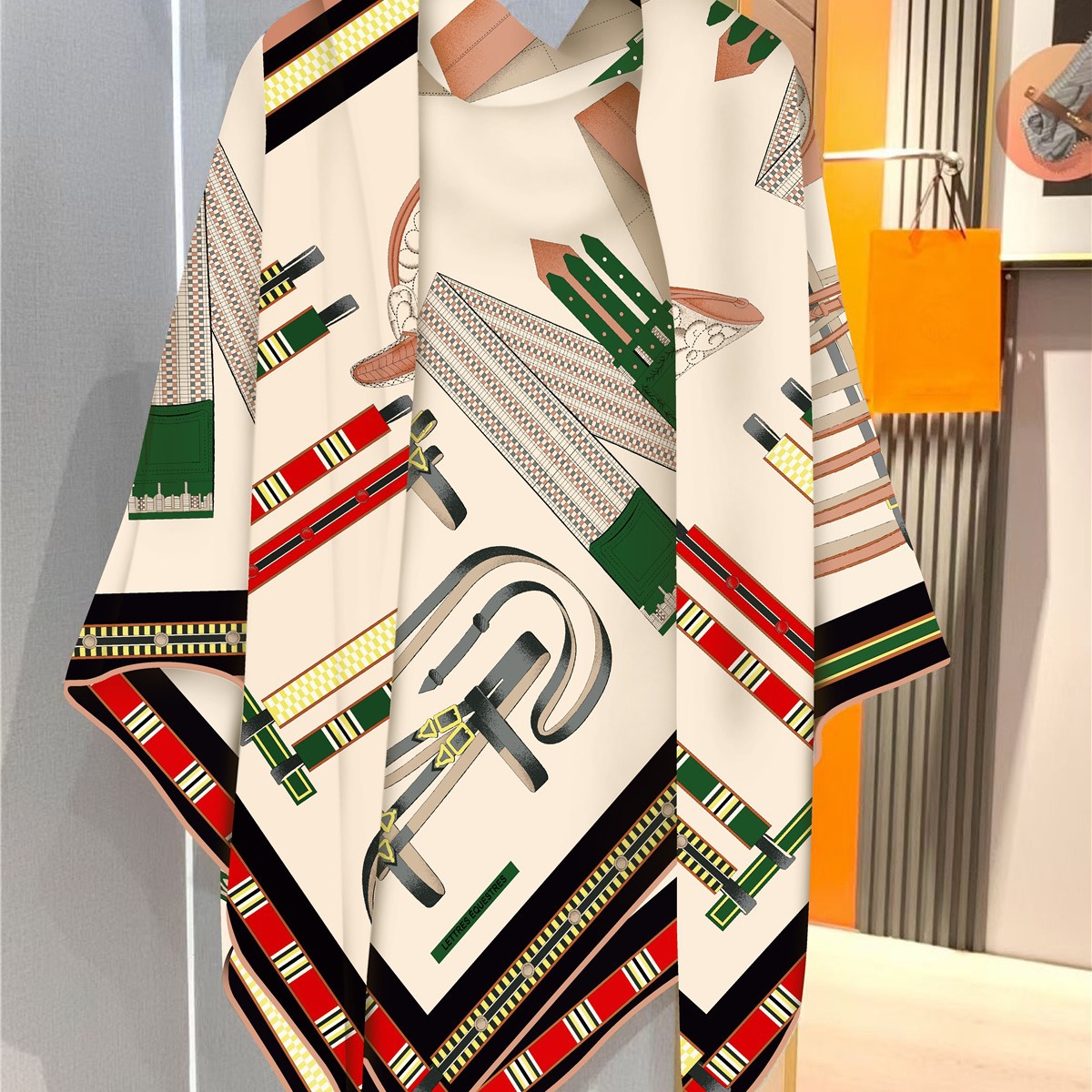 Faux Silk Wool Warm Scarf Wome - Travel Accessories High End 评论和价格