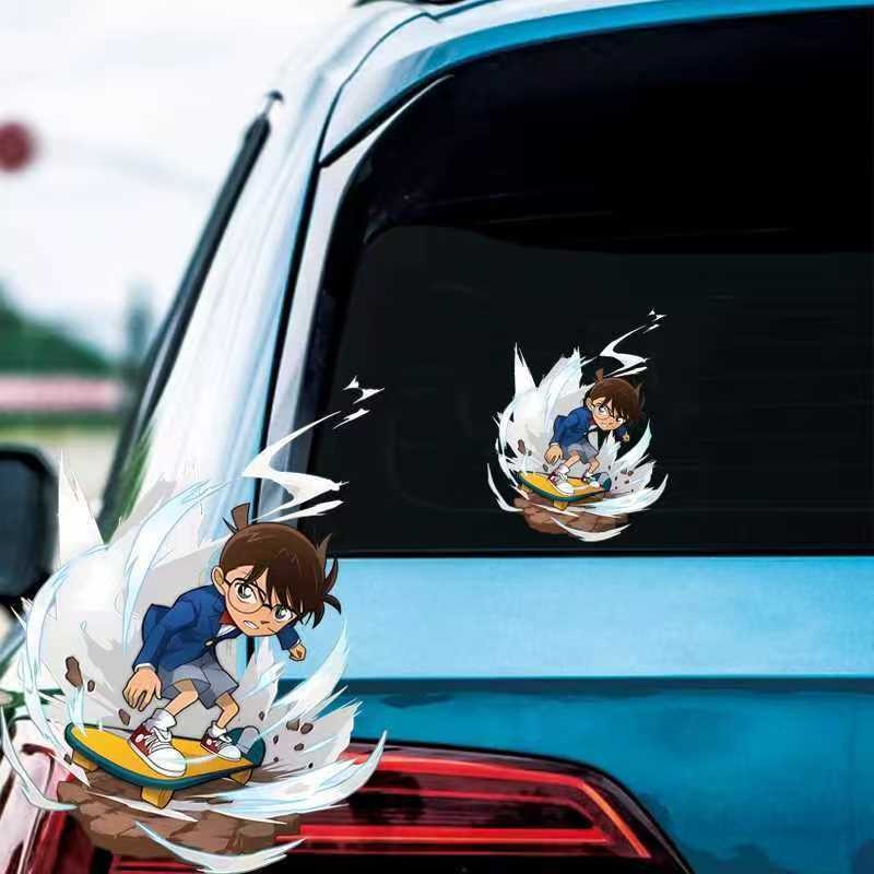 Detective Conan Cartoon Skateb - Sticker Luggage Decorative 评论和价格