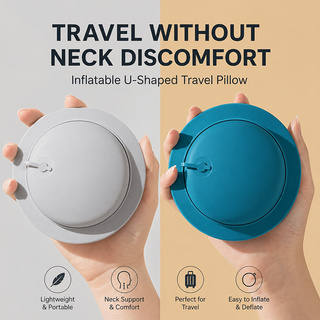 SPDJUMPER Inflatable Travel Ne - Travel Pillow Inflatable 评论和价格