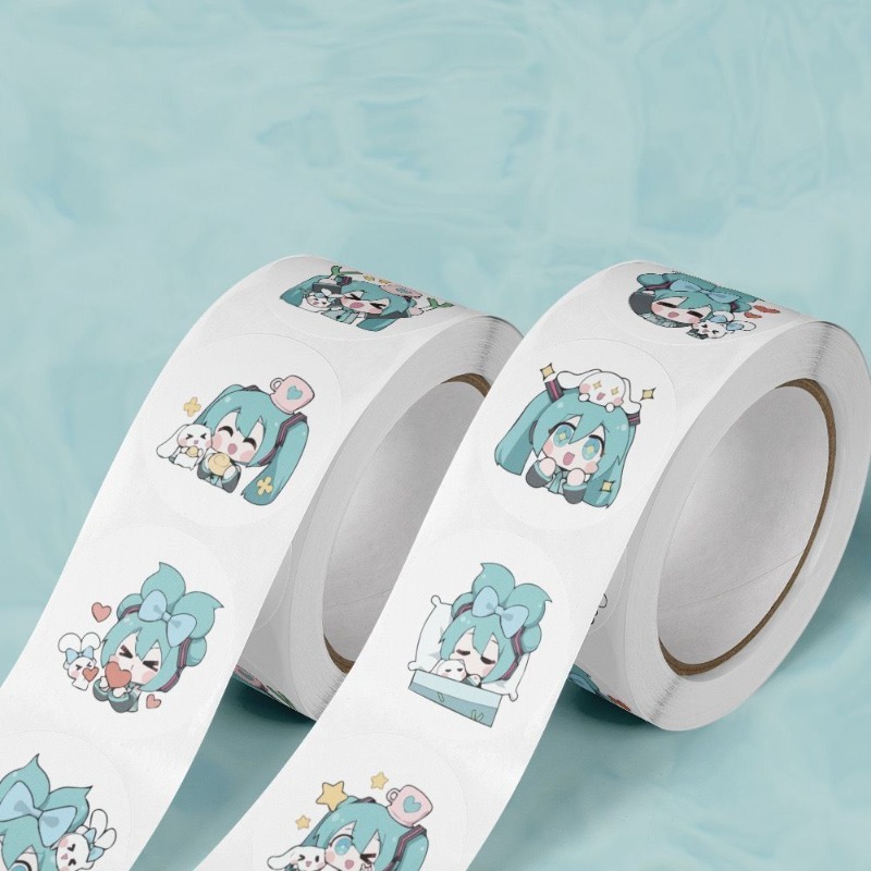 Ins Aesthetic Cute Hatsune Mik - Sticker Luggage Decorative 评论和价格