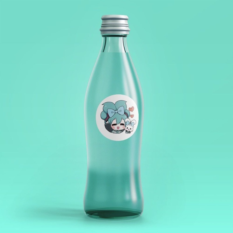 Ins Aesthetic Cute Hatsune Mik - Sticker Luggage Decorative 评论和价格