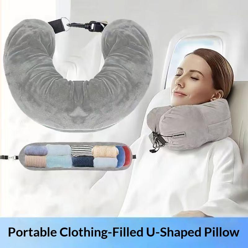 Travel Neck Pillow With Fillab - Travel Accessories Pillow 评论和价格