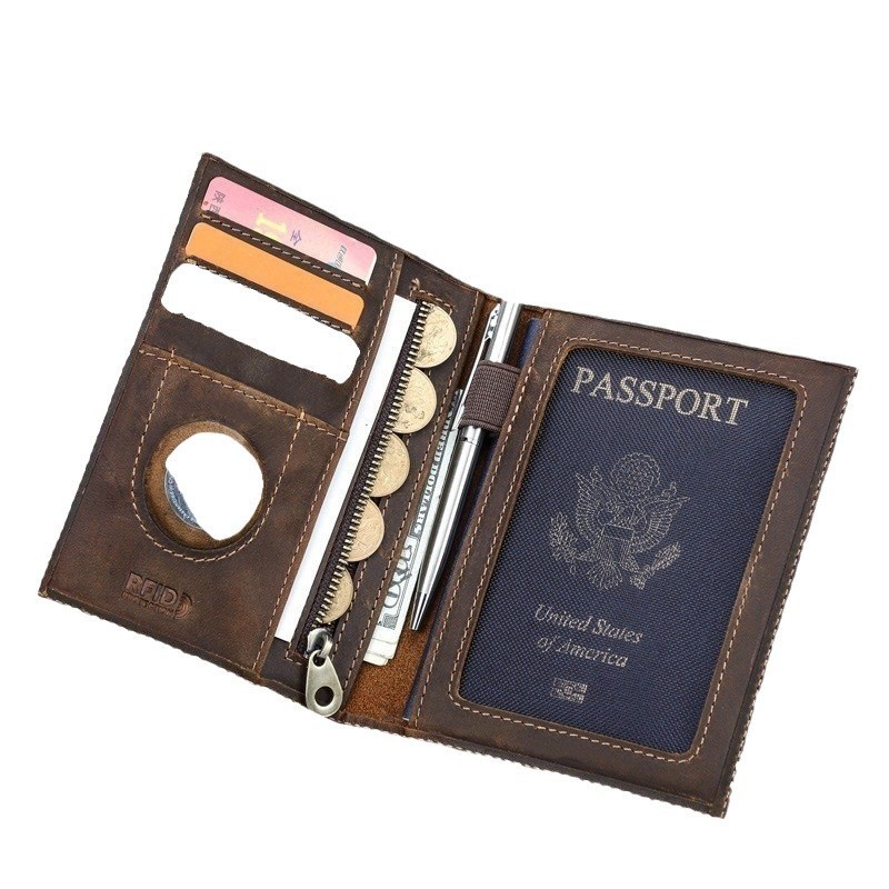Custom Logo Genuine Leather Sl - Travel Accessories Rfid 评论和价格