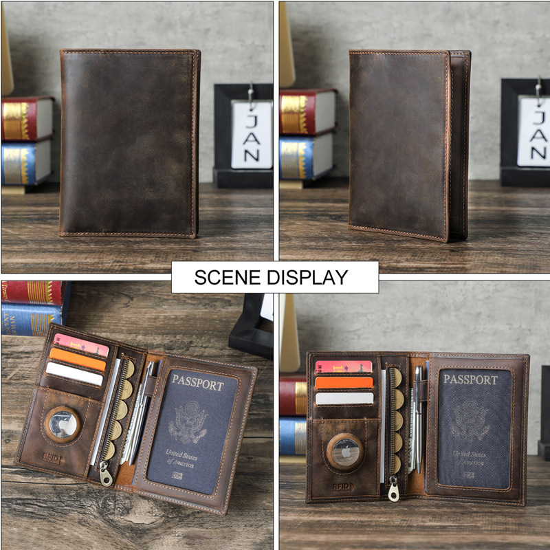 Custom Logo Genuine Leather Sl - Travel Accessories Rfid 评论和价格