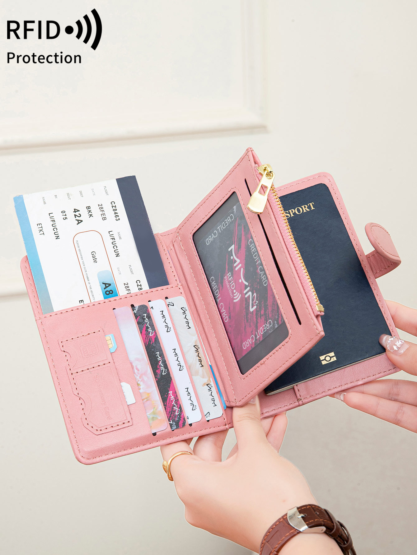 Multi functional RFID anti-the - Travel Accessories Rfid 评论和价格
