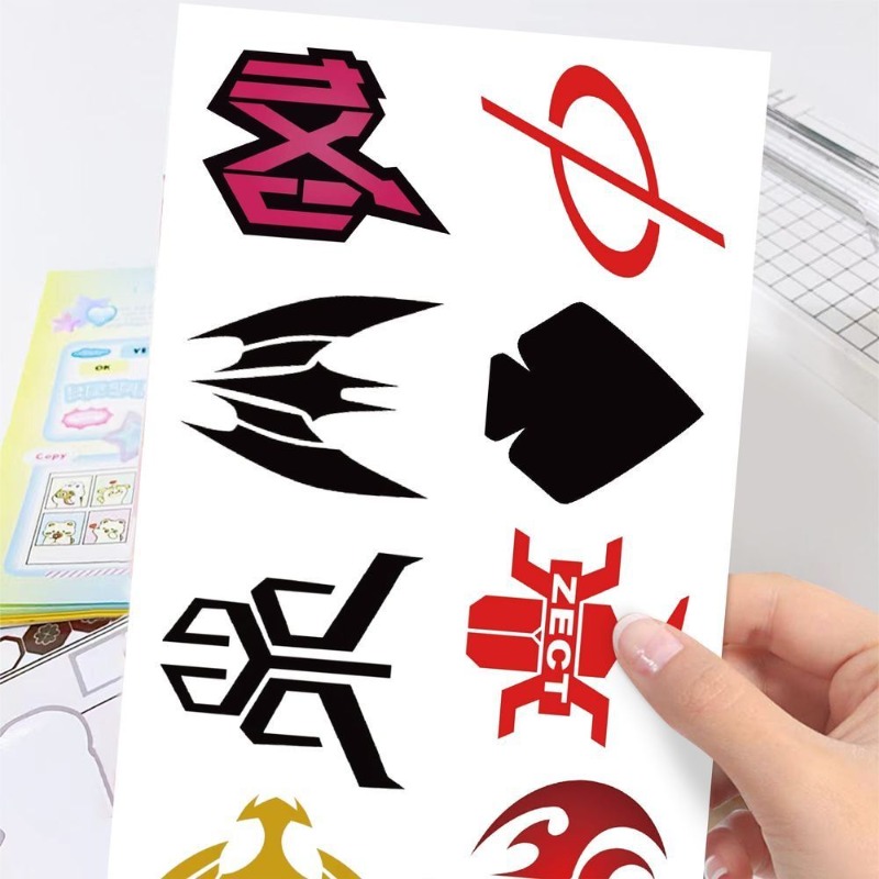 60 Sheets Kamen Rider Logo Sti - Sticker Luggage Decorative 评论和价格