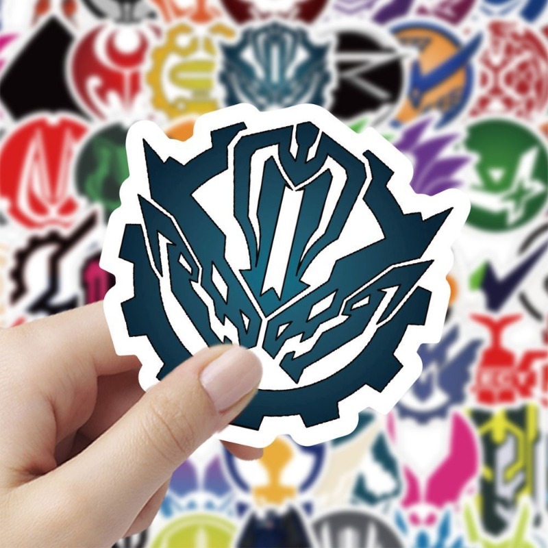 60 Sheets Kamen Rider Logo Sti - Sticker Luggage Decorative 评论和价格