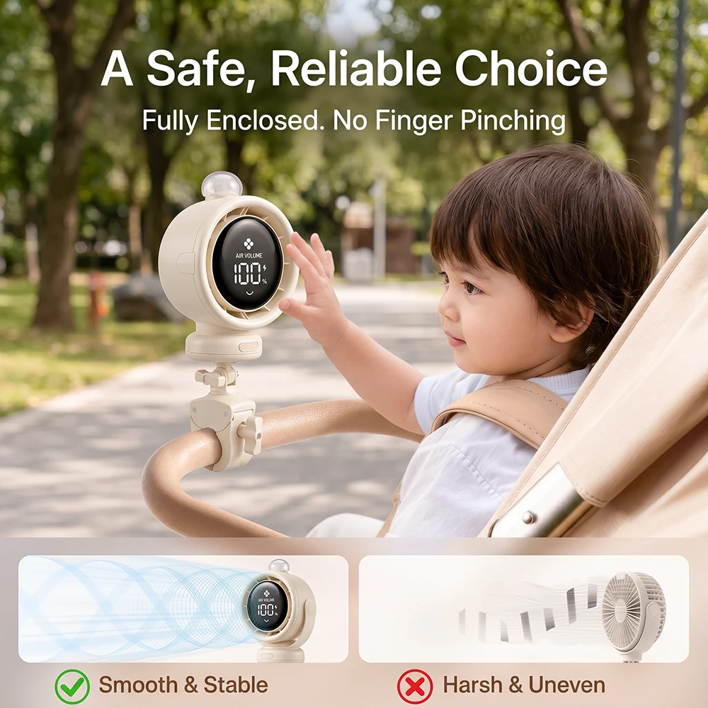 2026 New Portable Stroller Fan - Car Seat Travel Bag 评论和价格